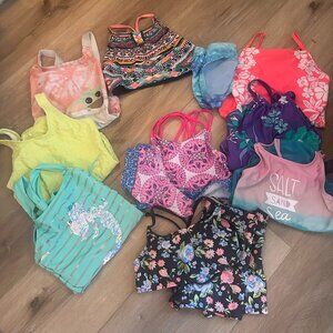 Girls Justice Swimsuit Bundle Size 8–10 – HUGE LOT